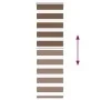 Estor cebra marrón 50x100 cm tejido ancho 45,9 cm poliéster by , Blinds and blinds - Ref: Foro24-4014303, Price: 18,63 €, Dis...