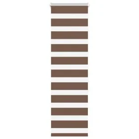 Estor cebra marrón 50x150 cm tejido ancho 45,9 cm poliéster by , Blinds and blinds - Ref: Foro24-4014329, Price: 19,36 €, Dis...