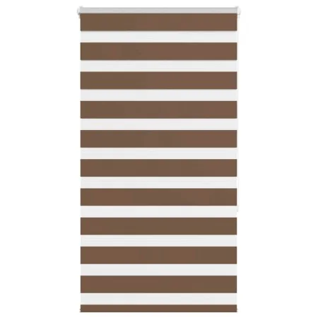 Estor cebra marrón 85x150 cm tejido ancho 80,9 cm poliéster by , Blinds and blinds - Ref: Foro24-4014336, Price: 23,43 €, Dis...