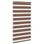 Estor cebra marrón 85x150 cm tejido ancho 80,9 cm poliéster by , Blinds and blinds - Ref: Foro24-4014336, Price: 23,43 €, Dis...