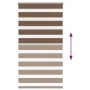 Estor cebra marrón 85x150 cm tejido ancho 80,9 cm poliéster by , Blinds and blinds - Ref: Foro24-4014336, Price: 23,43 €, Dis...