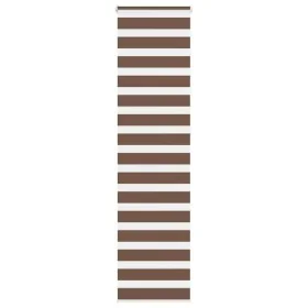 Estor cebra marrón 60x230 cm tejido ancho 55,9 cm poliéster by , Blinds and blinds - Ref: Foro24-4014383, Price: 22,13 €, Dis...