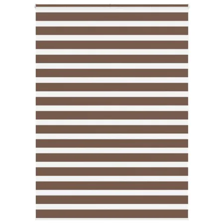 Estor cebra marrón 155x200 cm tejido ancho 150,9 cm poliéster by , Blinds and blinds - Ref: Foro24-4014376, Price: 38,88 €, D...