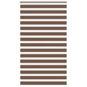 Estor cebra marrón 120x230 cm tejido ancho 115,9 cm poliéster by , Blinds and blinds - Ref: Foro24-4014395, Price: 32,75 €, D...