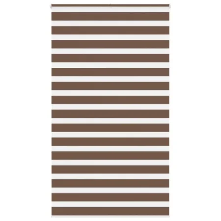 Estor cebra marrón 120x230 cm tejido ancho 115,9 cm poliéster by , Blinds and blinds - Ref: Foro24-4014395, Price: 32,75 €, D...