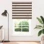 Estor cebra marrón 120x230 cm tejido ancho 115,9 cm poliéster by , Blinds and blinds - Ref: Foro24-4014395, Price: 32,75 €, D...