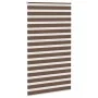 Estor cebra marrón 120x230 cm tejido ancho 115,9 cm poliéster by , Blinds and blinds - Ref: Foro24-4014395, Price: 32,75 €, D...