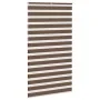 Estor cebra marrón 120x230 cm tejido ancho 115,9 cm poliéster by , Blinds and blinds - Ref: Foro24-4014395, Price: 32,75 €, D...