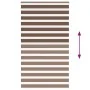 Estor cebra marrón 120x230 cm tejido ancho 115,9 cm poliéster by , Blinds and blinds - Ref: Foro24-4014395, Price: 32,75 €, D...