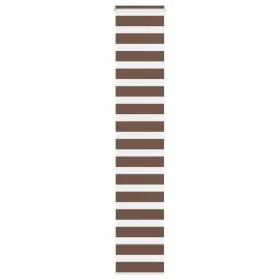 Estor cebra marrón 50x200 cm tejido ancho 45,9 cm poliéster by , Blinds and blinds - Ref: Foro24-4014355, Price: 20,47 €, Dis...