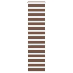 Estor cebra marrón 65x200 cm tejido ancho 55,9 cm poliéster by , Blinds and blinds - Ref: Foro24-4014357, Price: 19,29 €, Dis...
