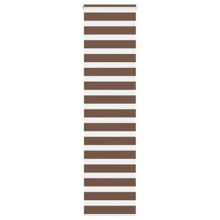 Estor cebra marrón 65x200 cm tejido ancho 55,9 cm poliéster de , Persianas y estores - Ref: Foro24-4014357, Precio: 19,29 €, ...