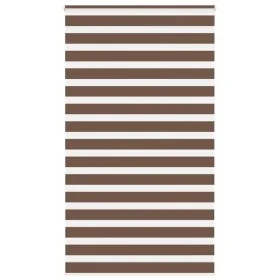 Estor cebra marrón 130x230 cm tejido ancho 125,9 cm poliéster by , Blinds and blinds - Ref: Foro24-4014397, Price: 27,77 €, D...
