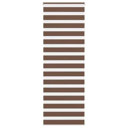 Estor cebra marrón 85x230 cm tejido ancho 80,9 cm poliéster by , Blinds and blinds - Ref: Foro24-4014388, Price: 26,92 €, Dis...