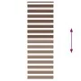 Estor cebra marrón 85x230 cm tejido ancho 80,9 cm poliéster by , Blinds and blinds - Ref: Foro24-4014388, Price: 26,92 €, Dis...