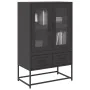 Aparador de acero negro 68x39x111,5 cm by , Sideboards - Ref: Foro24-853362, Price: 145,15 €, Discount: %