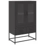 Aparador de acero negro 68x39x111,5 cm by , Sideboards - Ref: Foro24-853362, Price: 145,15 €, Discount: %