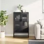 Aparador de acero negro 68x39x111,5 cm by , Sideboards - Ref: Foro24-853362, Price: 145,15 €, Discount: %