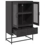 Aparador de acero negro 68x39x111,5 cm by , Sideboards - Ref: Foro24-853362, Price: 145,15 €, Discount: %