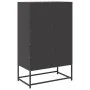 Aparador de acero negro 68x39x111,5 cm by , Sideboards - Ref: Foro24-853362, Price: 145,15 €, Discount: %