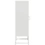 Aparador de acero laminado en frío blanco 36x39x123 cm by , Sideboards - Ref: Foro24-853397, Price: 93,85 €, Discount: %