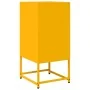 Mesita de noche acero laminado en frío amarillo 36x39x78 cm de , Aparadores - Ref: Foro24-853413, Precio: 60,88 €, Descuento: %