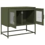 Mueble de TV acero laminado en frío verde oliva 68x39x60,5 cm by , TV Furniture - Ref: Foro24-853336, Price: 72,37 €, Discoun...