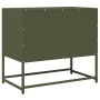 Mueble de TV acero laminado en frío verde oliva 68x39x60,5 cm by , TV Furniture - Ref: Foro24-853336, Price: 72,37 €, Discoun...