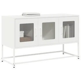 Mueble para TV acero laminado en frío blanco 100,5x39x60,5 cm von , TV-Möbel - Ref: Foro24-853343, Preis: 96,62 €, Rabatt: %