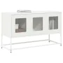 Mueble para TV acero laminado en frío blanco 100,5x39x60,5 cm by , TV Furniture - Ref: Foro24-853343, Price: 96,62 €, Discoun...