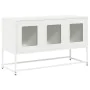 Mueble para TV acero laminado en frío blanco 100,5x39x60,5 cm by , TV Furniture - Ref: Foro24-853343, Price: 96,62 €, Discoun...