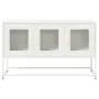 Mueble para TV acero laminado en frío blanco 100,5x39x60,5 cm by , TV Furniture - Ref: Foro24-853343, Price: 96,62 €, Discoun...