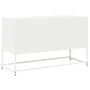 Mueble para TV acero laminado en frío blanco 100,5x39x60,5 cm by , TV Furniture - Ref: Foro24-853343, Price: 96,62 €, Discoun...