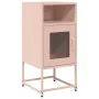Mesita de noche acero laminado en frío rosa 36x39x78 cm de , Aparadores - Ref: Foro24-853411, Precio: 60,85 €, Descuento: %