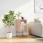 Mesita de noche acero laminado en frío rosa 36x39x78 cm de , Aparadores - Ref: Foro24-853411, Precio: 60,85 €, Descuento: %