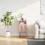Mesita de noche acero laminado en frío rosa 36x39x78 cm de , Aparadores - Ref: Foro24-853411, Precio: 60,85 €, Descuento: %