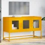 Mueble para TV acero laminado en frío amarillo 100,5x39x60,5 cm by , TV Furniture - Ref: Foro24-853341, Price: 97,62 €, Disco...