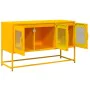 Mueble para TV acero laminado en frío amarillo 100,5x39x60,5 cm by , TV Furniture - Ref: Foro24-853341, Price: 97,62 €, Disco...