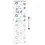 Estor enrollable para ducha con casete 60x240cm tela ancho 56cm by , Blinds and blinds - Ref: Foro24-4014942, Price: 12,48 €,...
