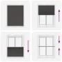 Estor Plisado negro 105x100 cm Tela Ancho 104,4 cm Poliéster by , Blinds and blinds - Ref: Foro24-4015127, Price: 18,44 €, Di...