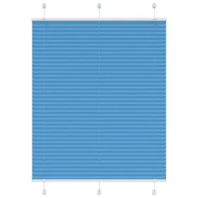Estor Plisado azul 105x100 cm Tela Ancho 104,4 cm Poliéster by , Blinds and blinds - Ref: Foro24-4015178, Price: 18,44 €, Dis...