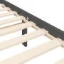 Gray solid wood bed frame with headboard 200x200 cm by vidaXL, Beds and slatted bases - Ref: Foro24-3193748, Price: 176,16 €,...