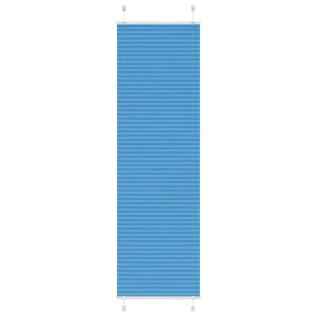 Estor Plisado azul 55x200 cm Tela Ancho 54,4 cm Poliéster by , Blinds and blinds - Ref: Foro24-4015202, Price: 17,42 €, Disco...