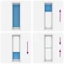 Estor Plisado azul 55x200 cm Tela Ancho 54,4 cm Poliéster by , Blinds and blinds - Ref: Foro24-4015202, Price: 17,42 €, Disco...