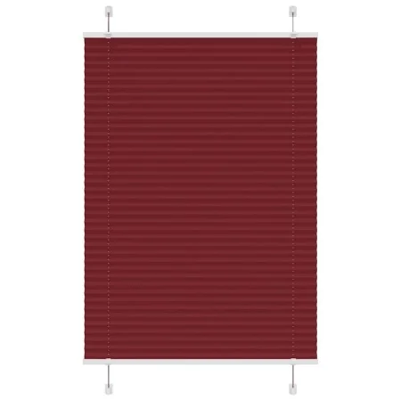 Estor Plisado rojo burdeos 100x100 cm Tela Ancho 99,4 cm de , Persianas y estores - Ref: Foro24-4015228, Precio: 19,06 €, Des...