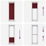 Estor Plisado rojo burdeos 60x200 cm Tela Ancho 59,4 cm by , Blinds and blinds - Ref: Foro24-4015254, Price: 20,01 €, Discoun...
