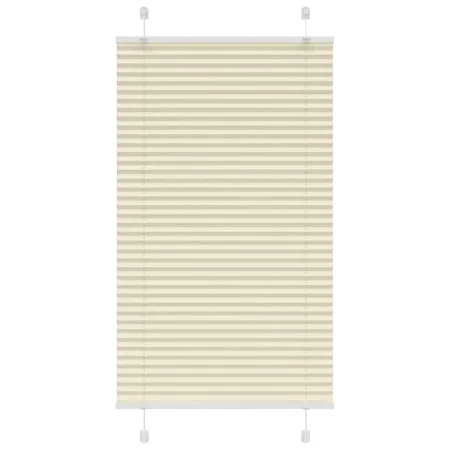 Estor Plisado crema 80x100 cm Tela Ancho 79,4 cm Poliéster by , Blinds and blinds - Ref: Foro24-4015275, Price: 18,71 €, Disc...