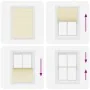 Estor Plisado crema 90x150 cm Tela Ancho 89,4 cm Poliéster de , Persianas y estores - Ref: Foro24-4015294, Precio: 18,00 €, D...