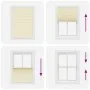Estor Plisado crema 100x150 cm Tela Ancho 99,4 cm Poliéster de , Persianas y estores - Ref: Foro24-4015296, Precio: 15,13 €, ...