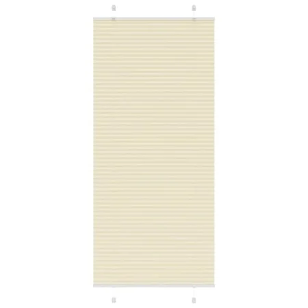 Estor Plisado crema 100x200 cm Tela Ancho 99,4 cm Poliéster by , Blinds and blinds - Ref: Foro24-4015313, Price: 24,30 €, Dis...